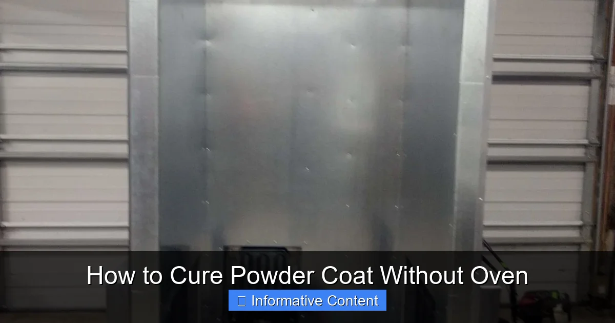 How to Cure Powder Coat Without Oven