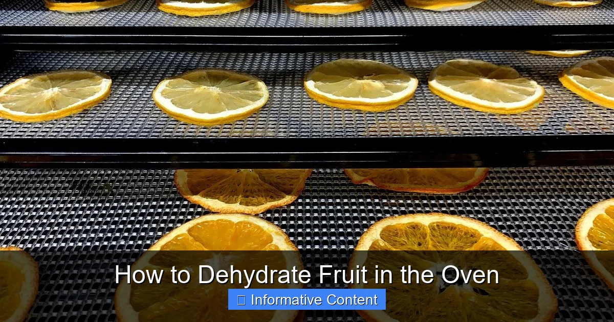 How to Dehydrate Fruit in the Oven