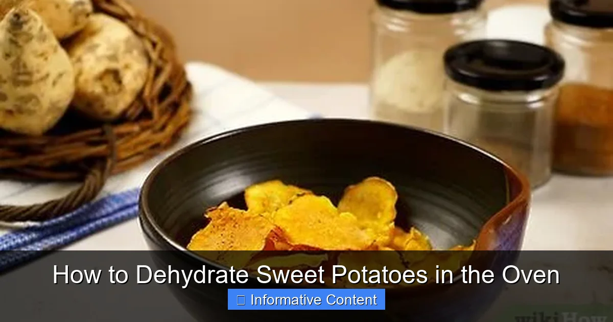 How to Dehydrate Sweet Potatoes in the Oven