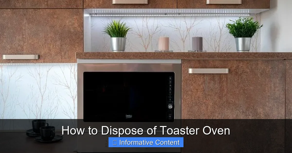 How to Dispose of Toaster Oven