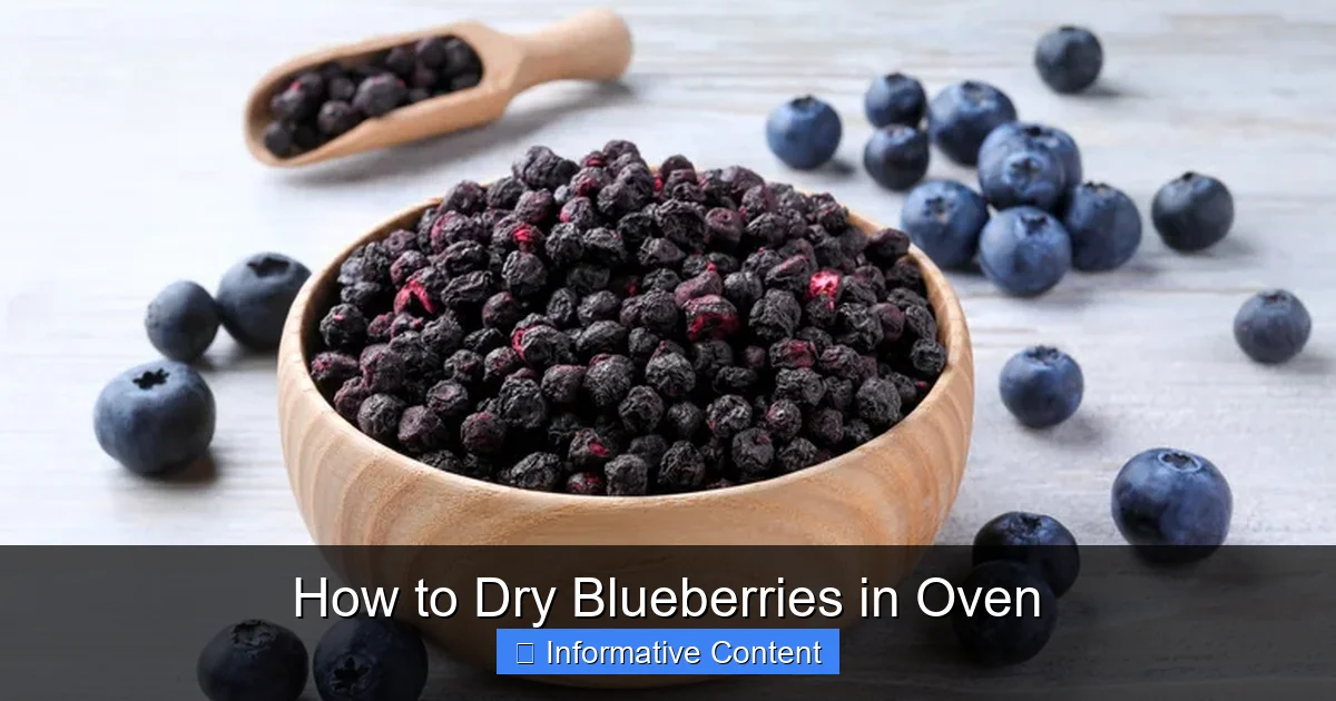 How to Dry Blueberries in Oven