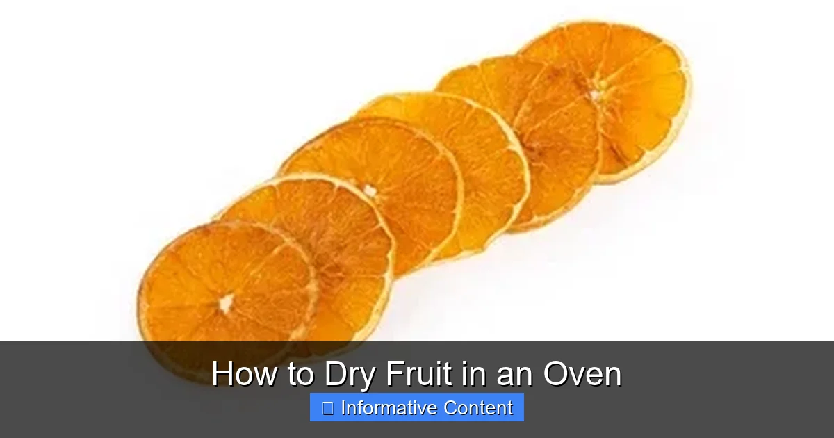 How to Dry Fruit in an Oven