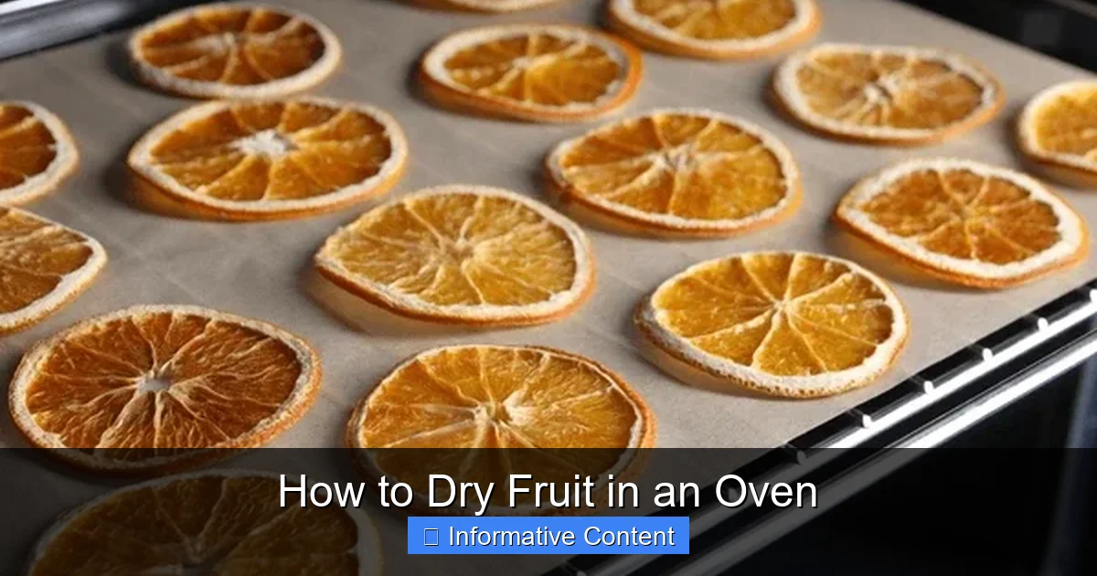 How to Dry Fruit in an Oven