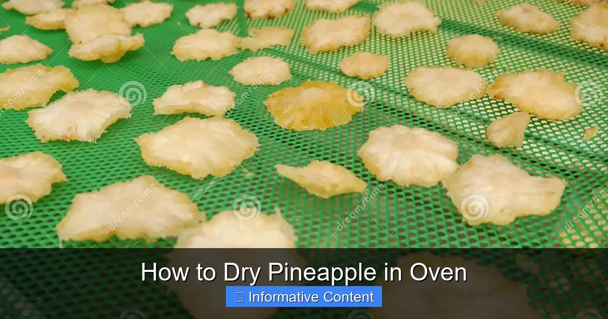 How to Dry Pineapple in Oven