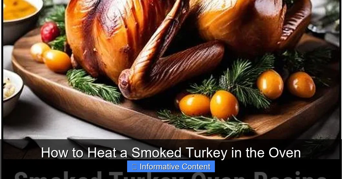 How to Heat a Smoked Turkey in the Oven