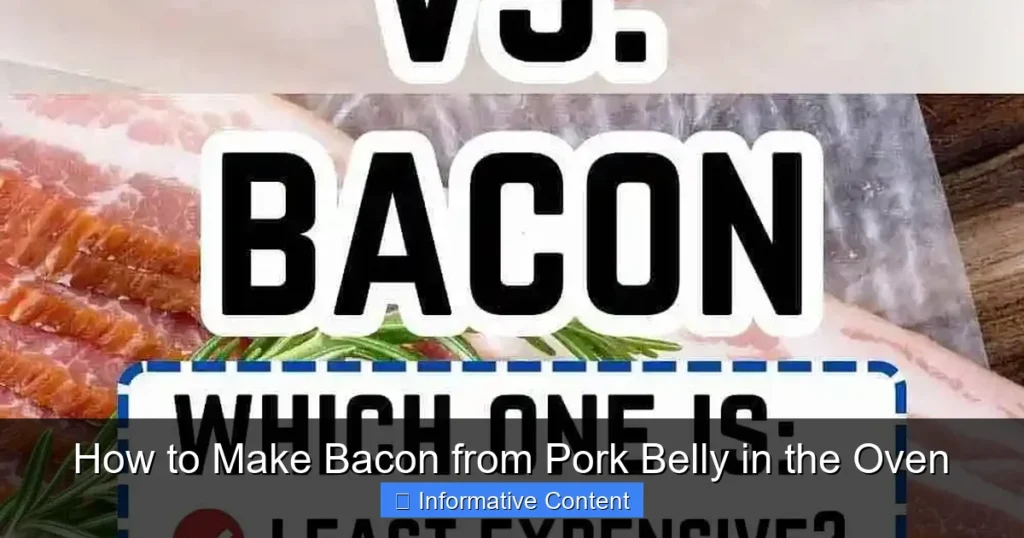 How to Make Bacon from Pork Belly in the Oven