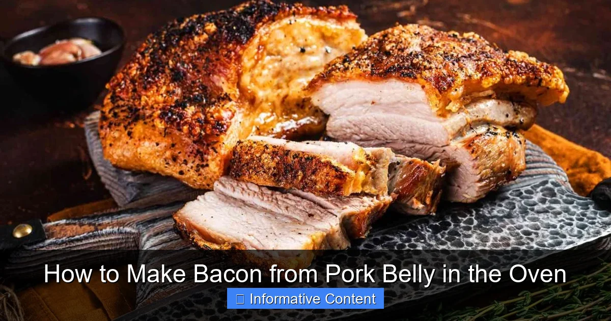 How to Make Bacon from Pork Belly in the Oven