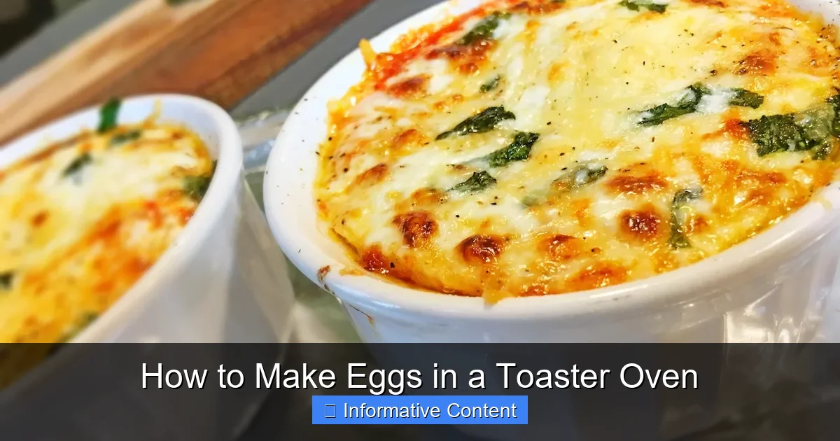 How to Make Eggs in a Toaster Oven