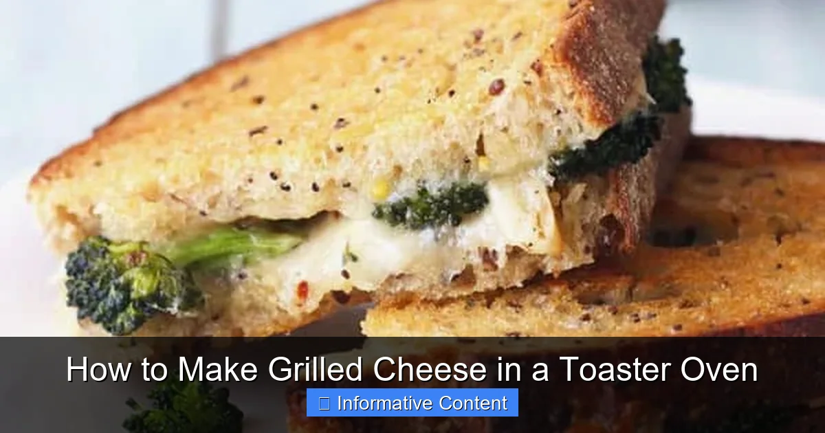 How to Make Grilled Cheese in a Toaster Oven