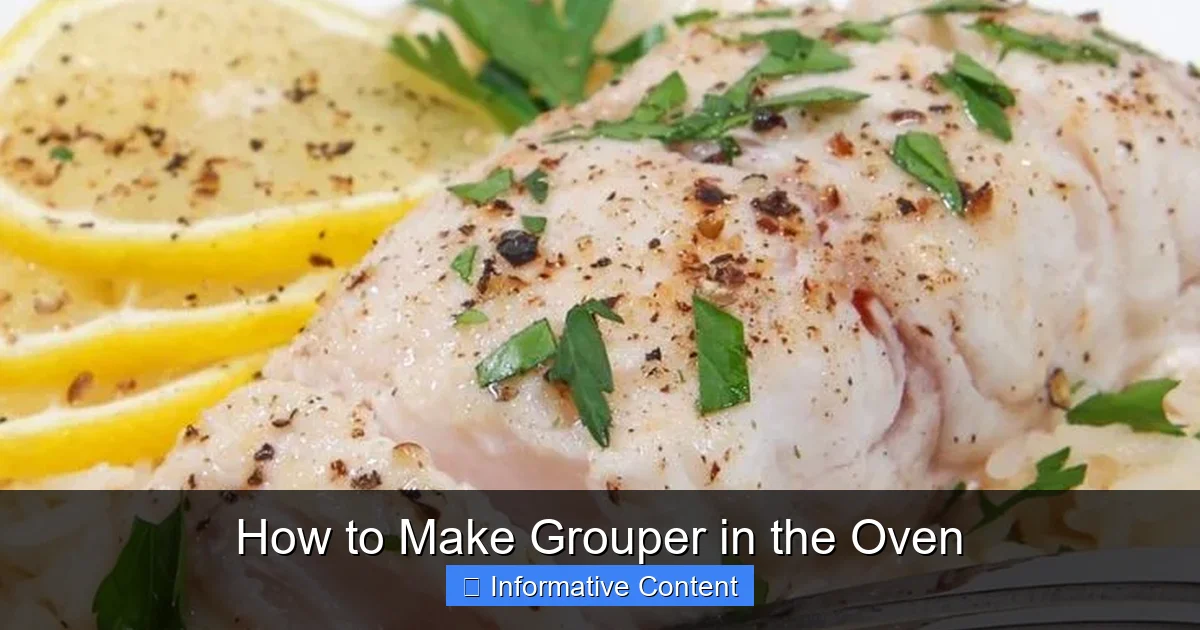 How to Make Grouper in the Oven
