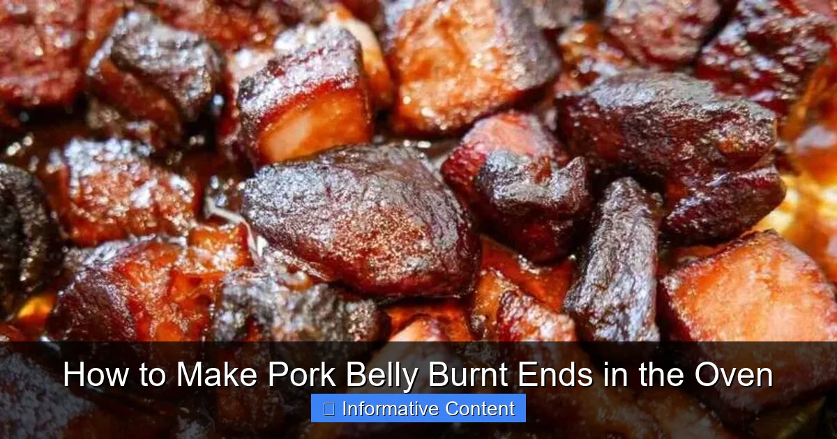 How to Make Pork Belly Burnt Ends in the Oven