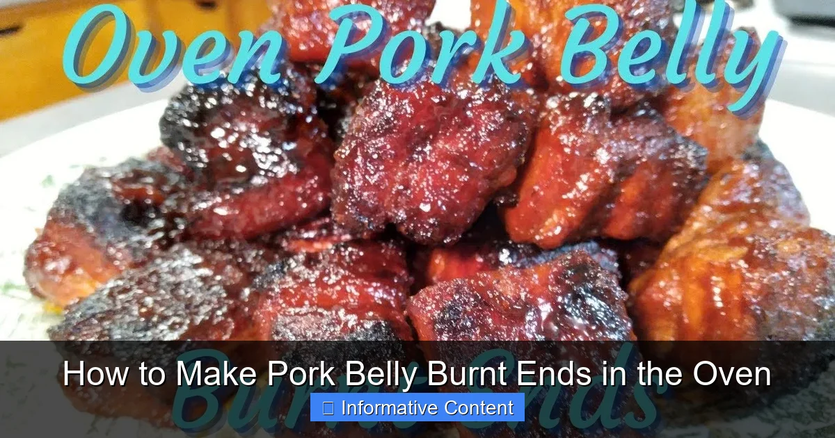 How to Make Pork Belly Burnt Ends in the Oven