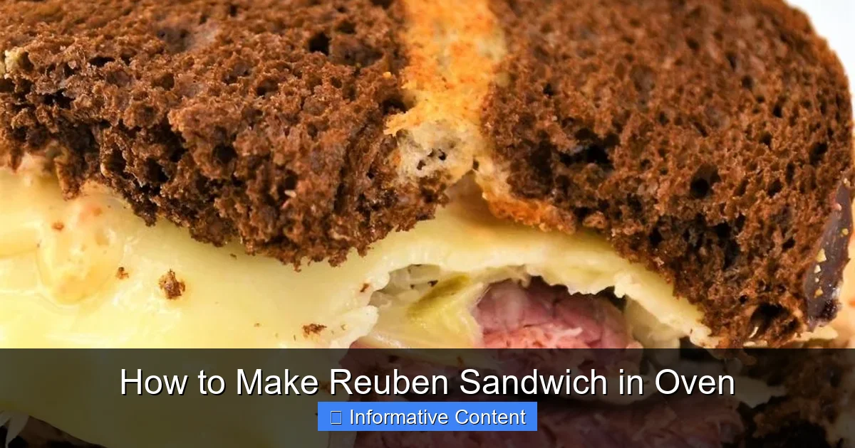 How to Make Reuben Sandwich in Oven