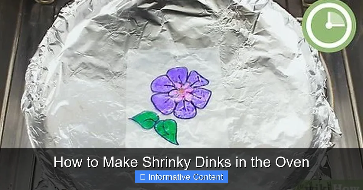 How to Make Shrinky Dinks in the Oven