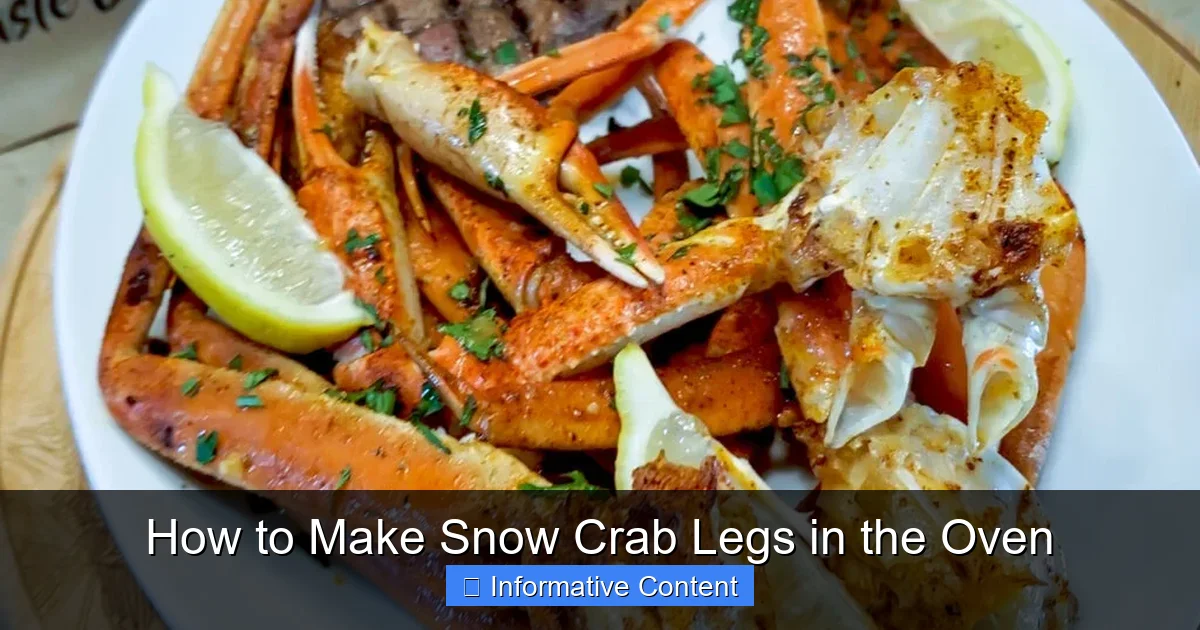 How to Make Snow Crab Legs in the Oven