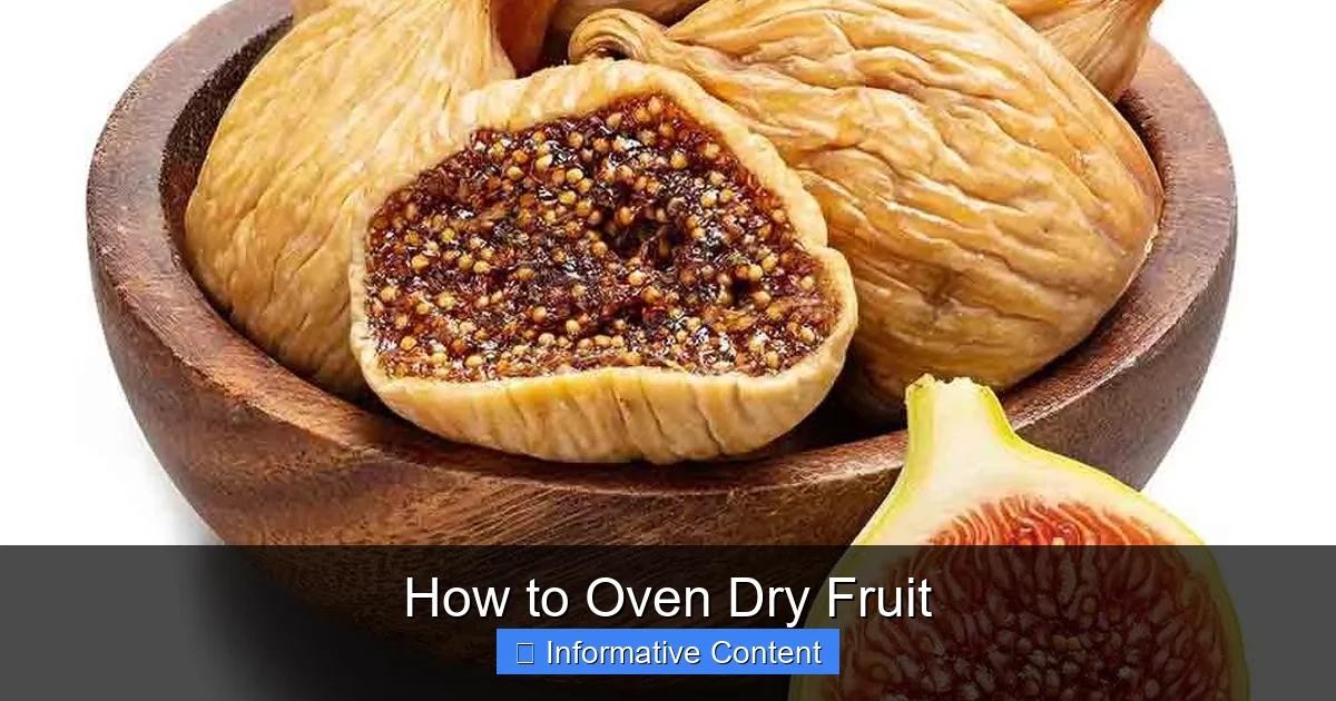 How to Oven Dry Fruit
