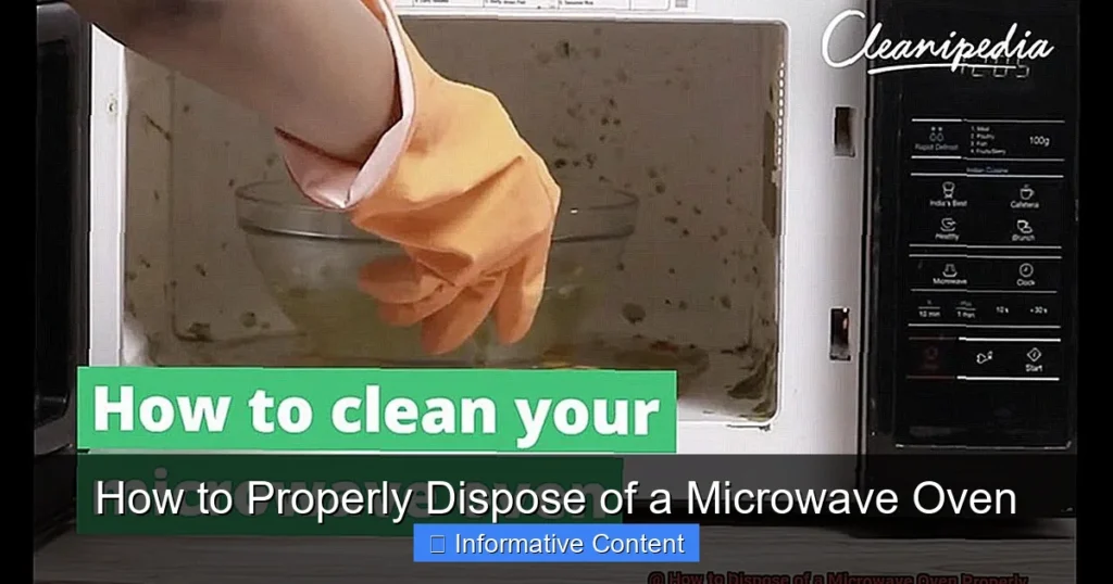 How to Properly Dispose of a Microwave Oven