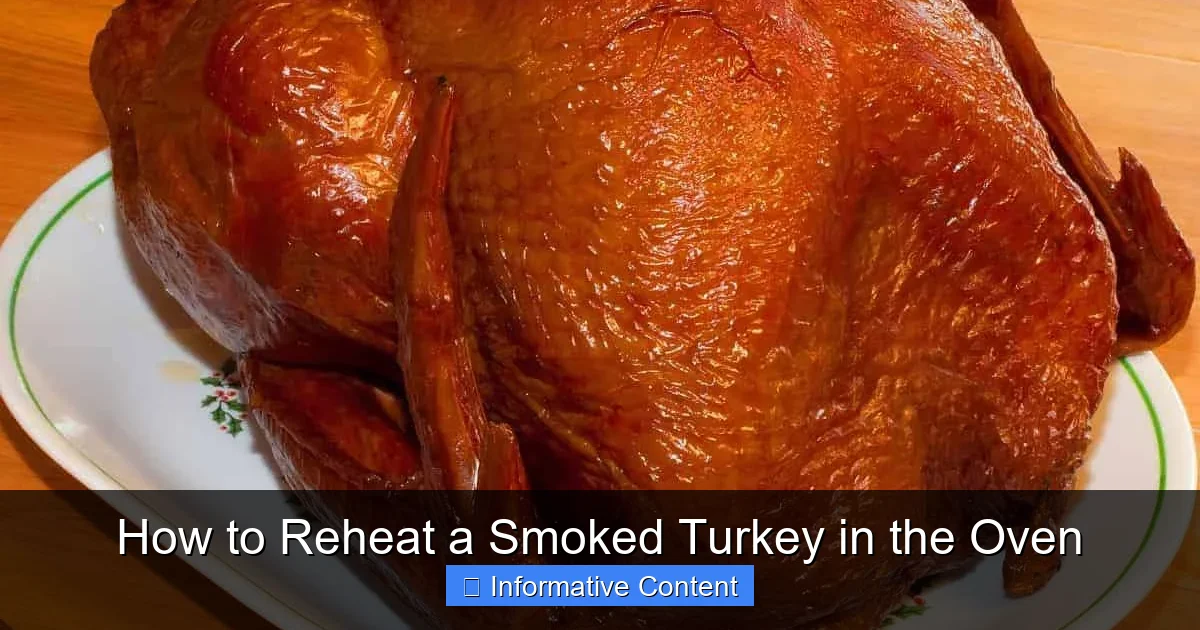 How to Reheat a Smoked Turkey in the Oven