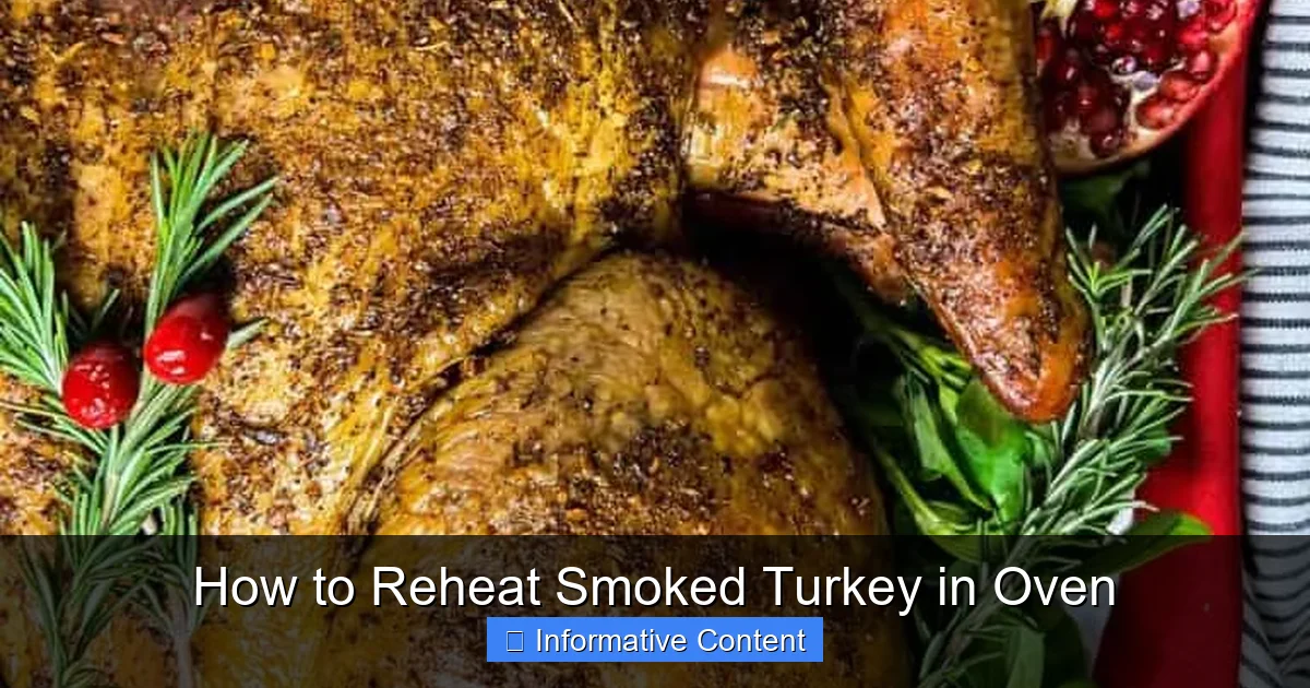 How to Reheat Smoked Turkey in Oven