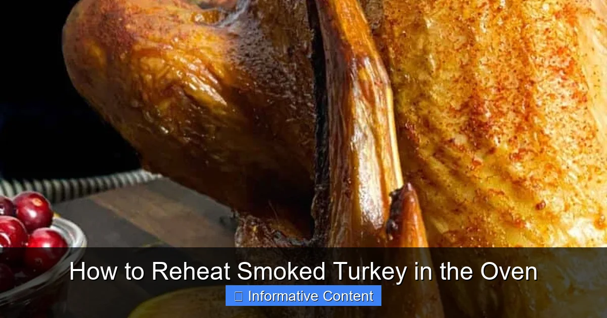 How to Reheat Smoked Turkey in the Oven