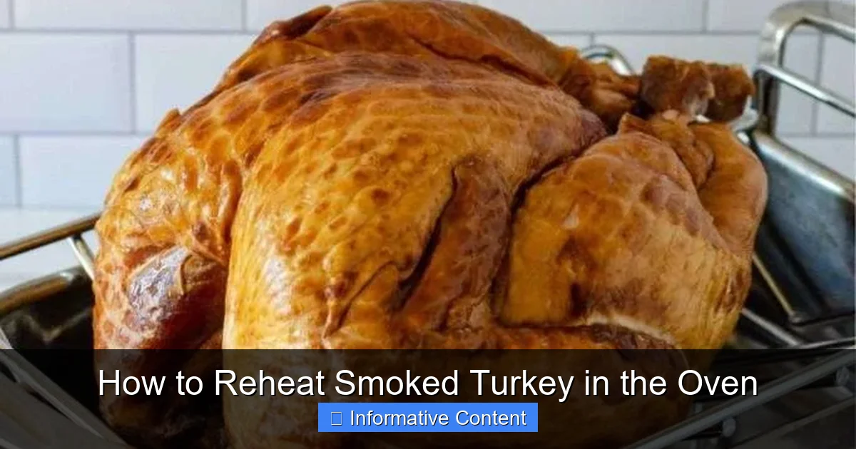 How to Reheat Smoked Turkey in the Oven