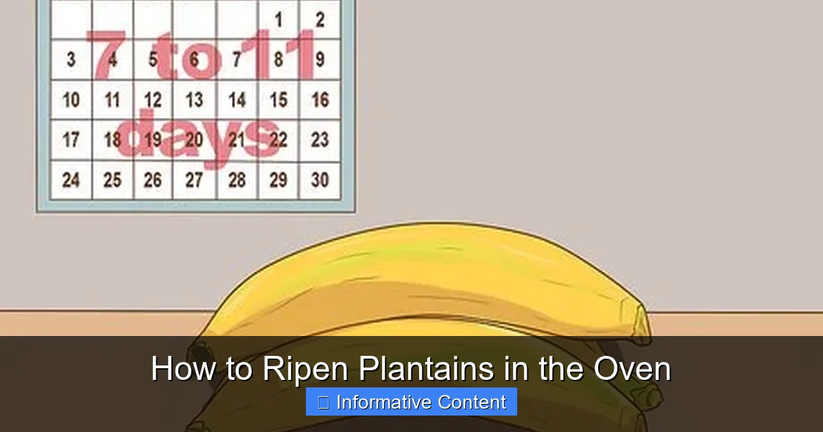How to Ripen Plantains in the Oven
