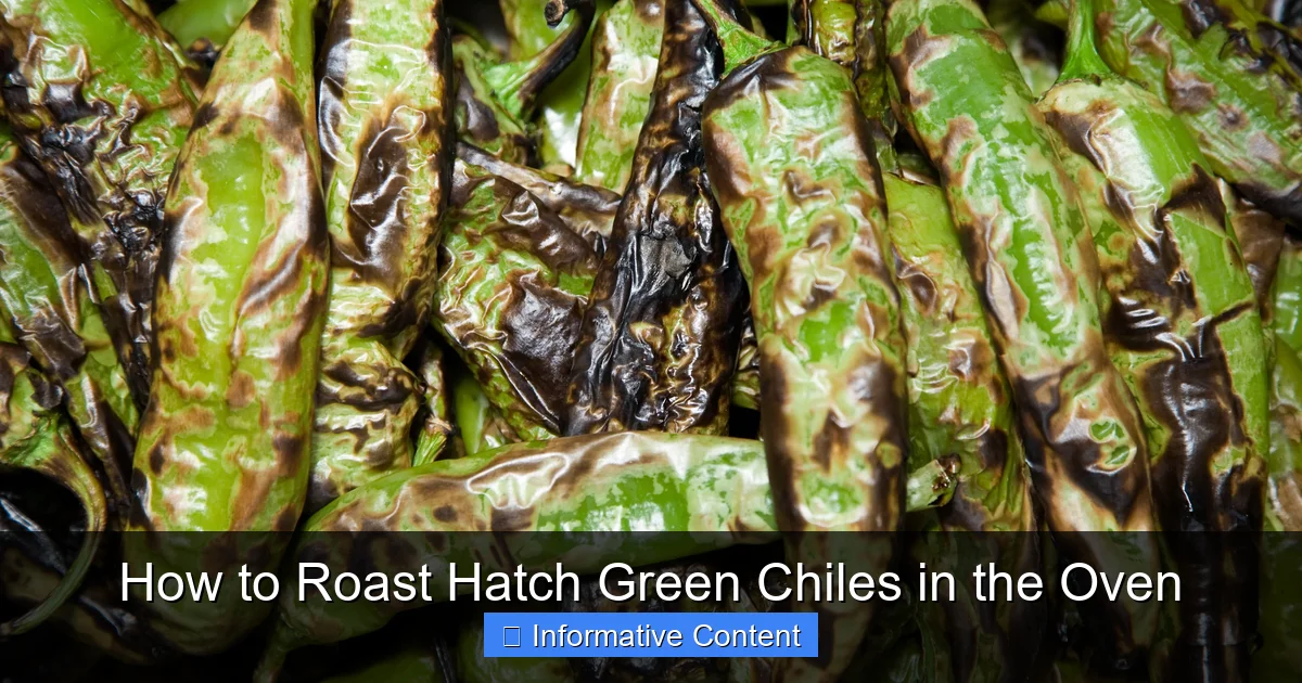 How to Roast Hatch Green Chiles in the Oven