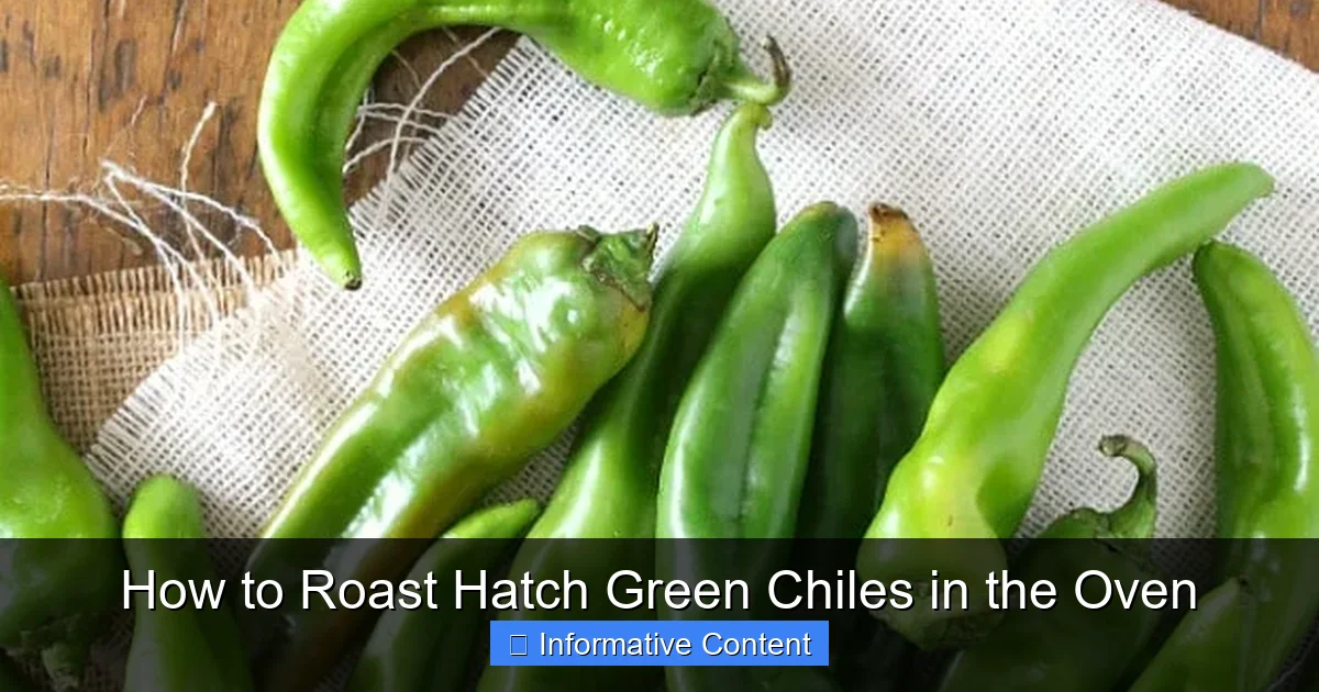 How to Roast Hatch Green Chiles in the Oven