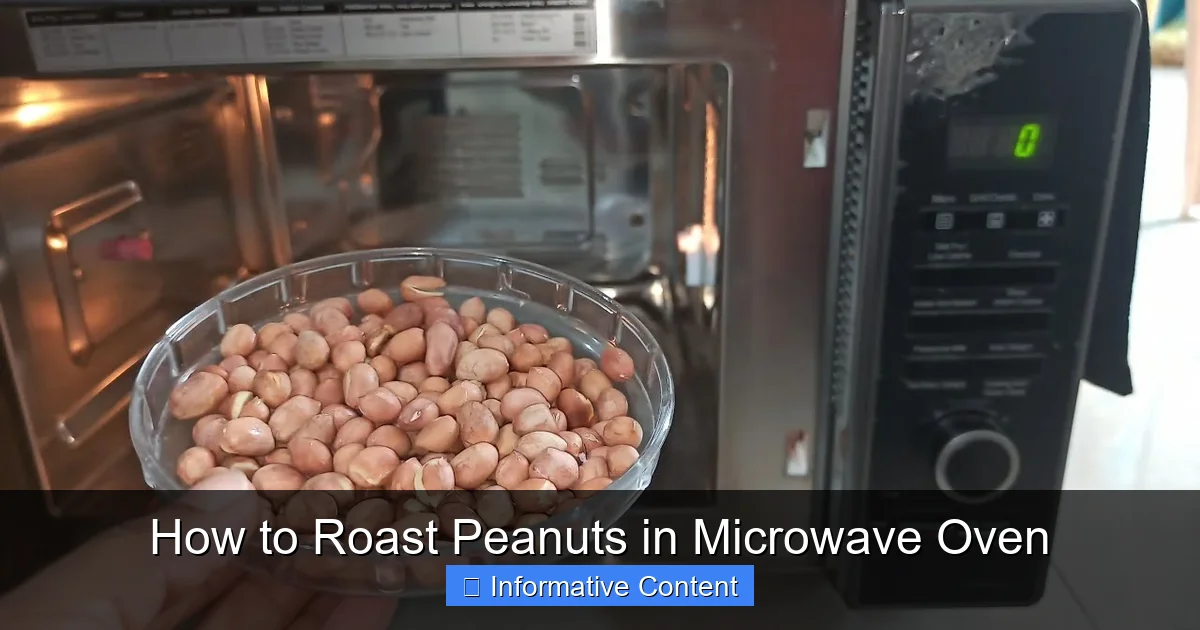 How to Roast Peanuts in Microwave Oven
