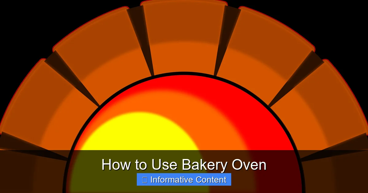 How to Use Bakery Oven