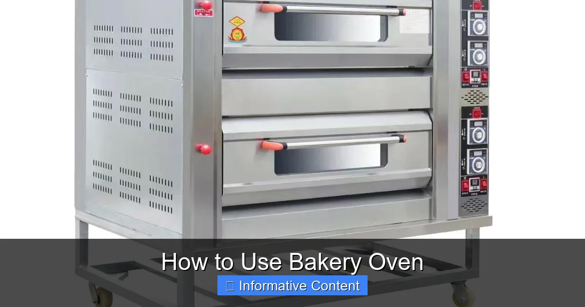 How to Use Bakery Oven