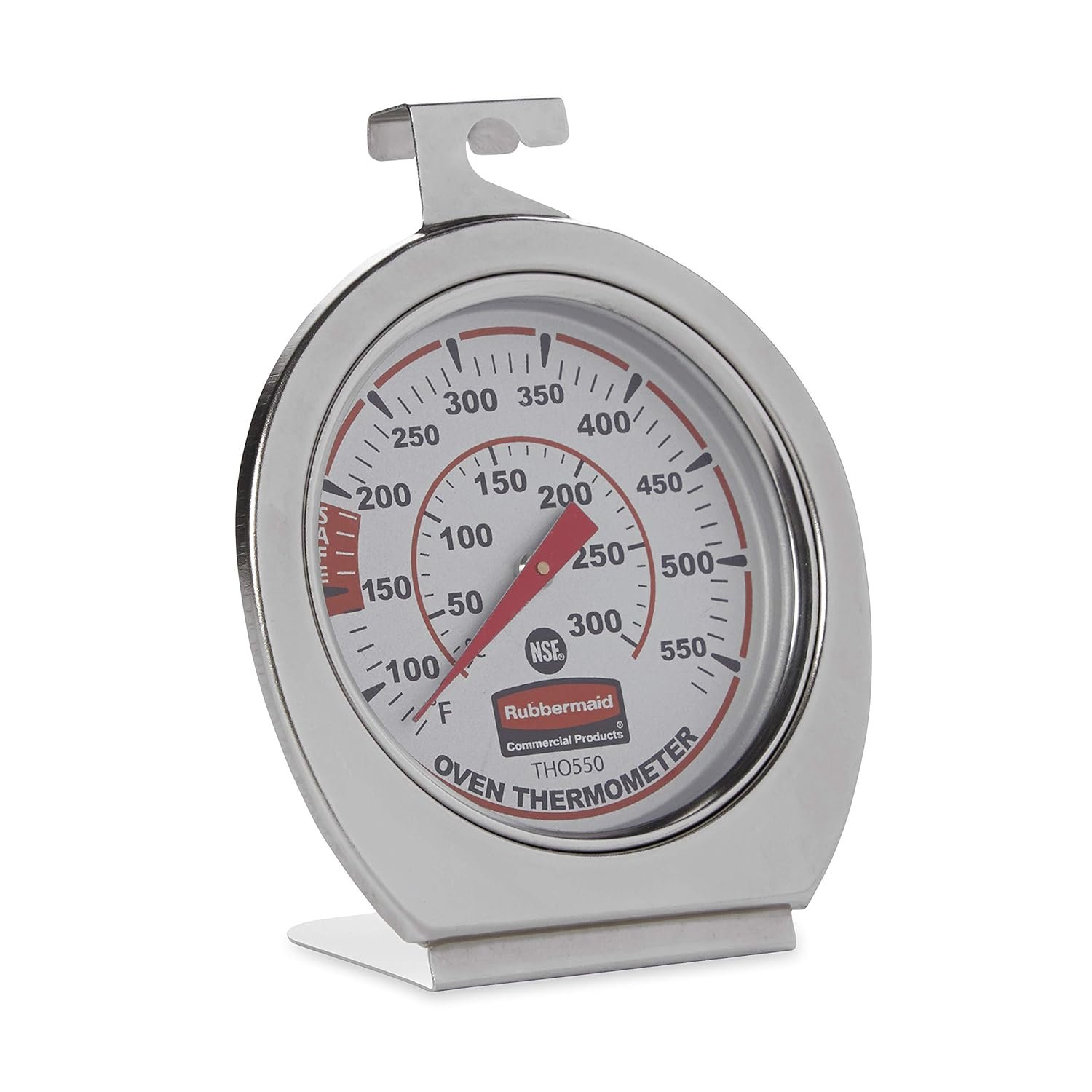 Stainless Steel Oven-Safe Food Thermometer for Home and Restaurant Coo