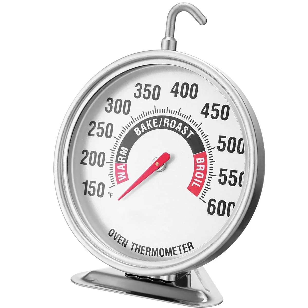 Extra Large 3-Inch Oven Thermometer with Easy-Read Dial, 150-600°F Ran