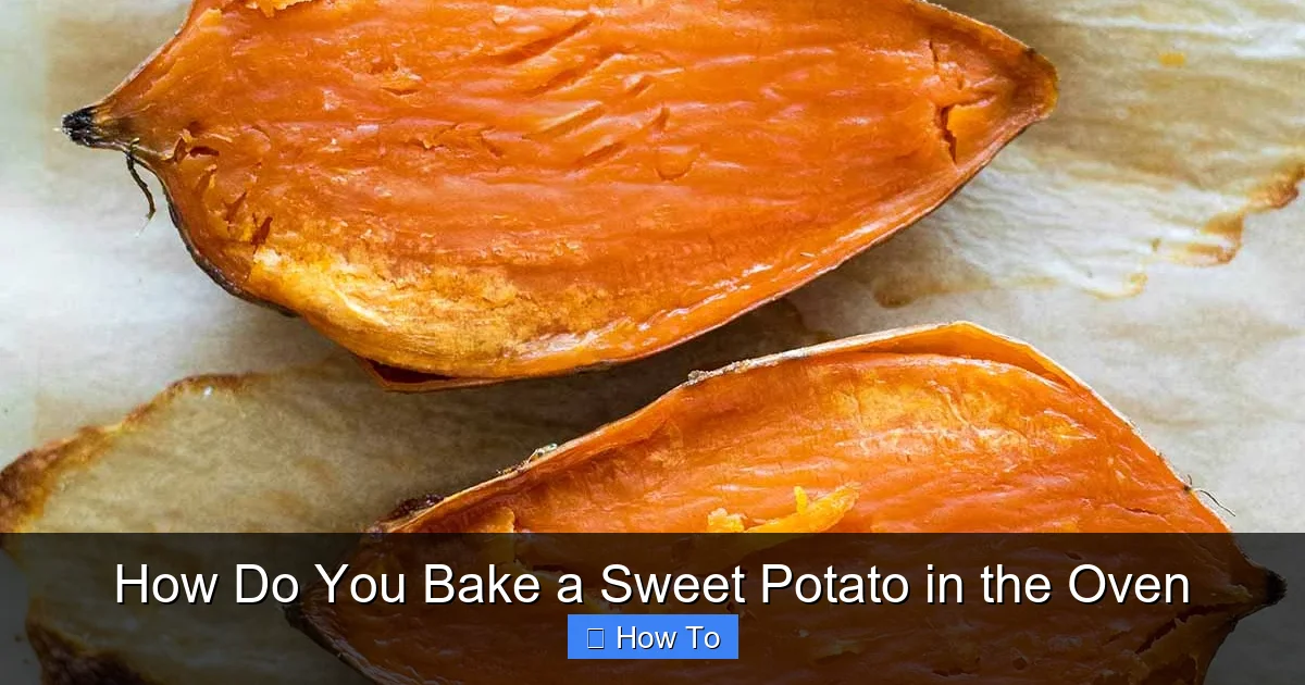 How Do You Bake a Sweet Potato in the Oven