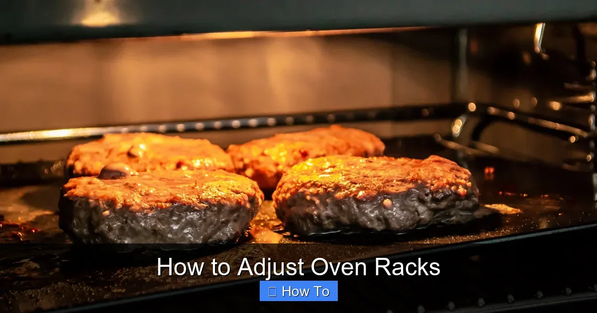 How to Adjust Oven Racks