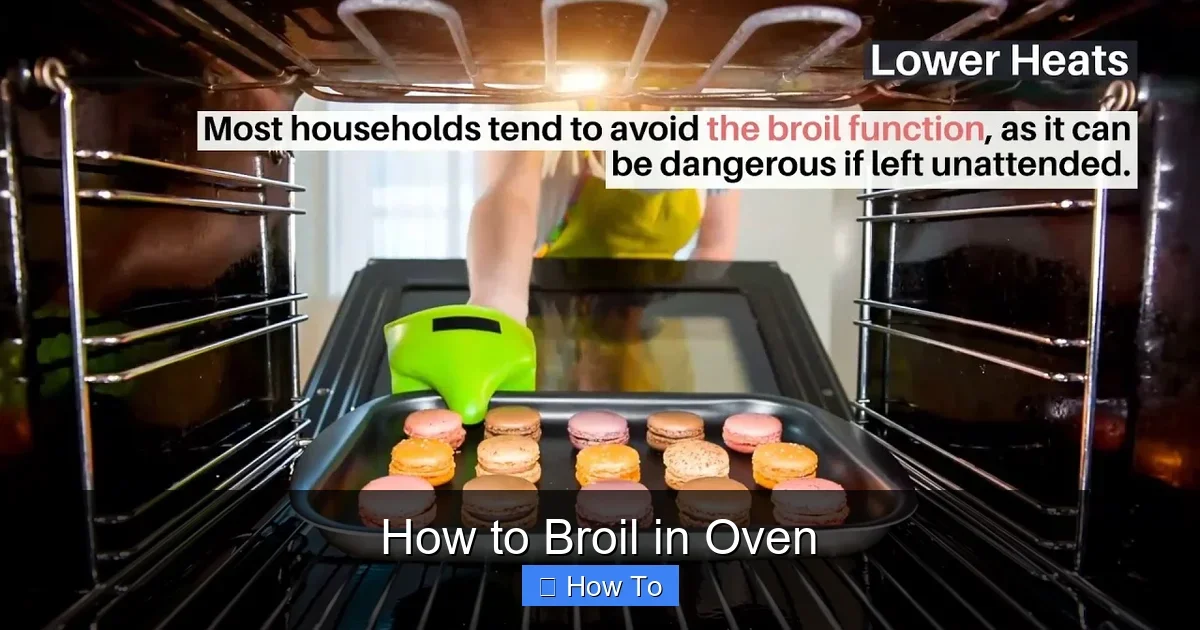 How to Broil in Oven