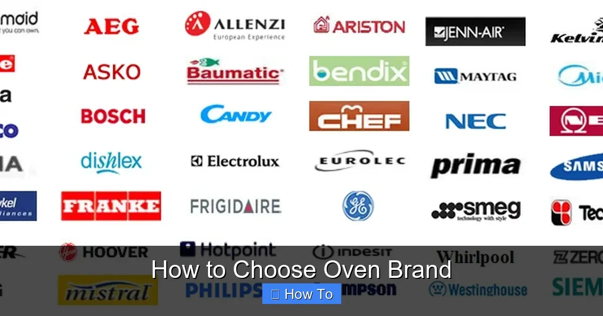 How to Choose Oven Brand