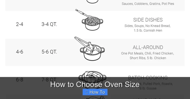 How to Choose Oven Size
