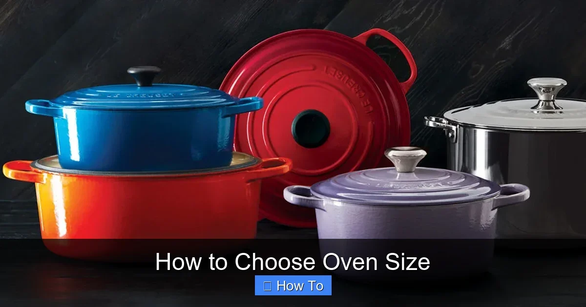 How to Choose Oven Size