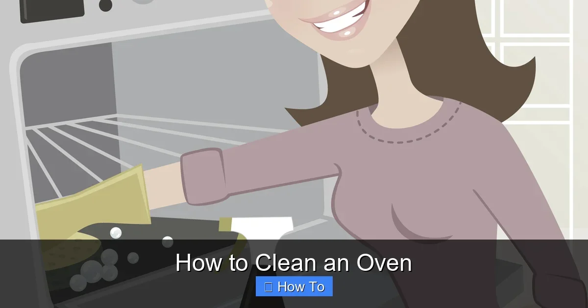 How to Clean an Oven