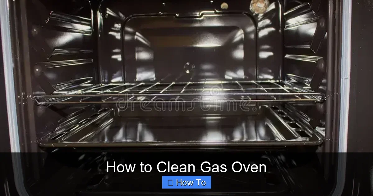 How to Clean Gas Oven
