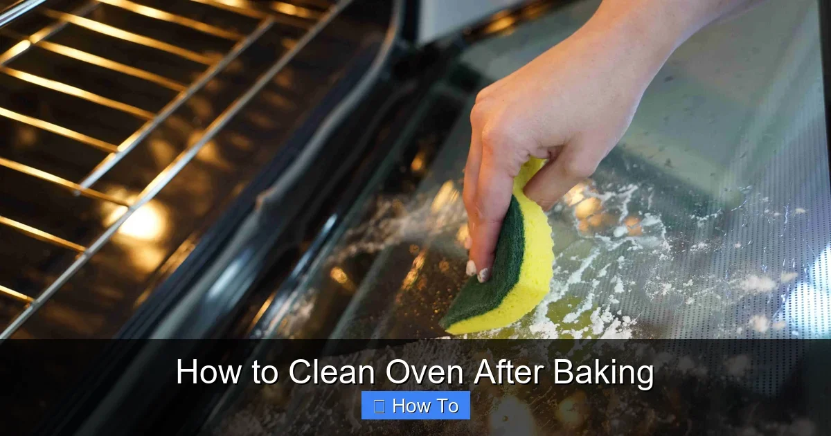 How to Clean Oven After Baking