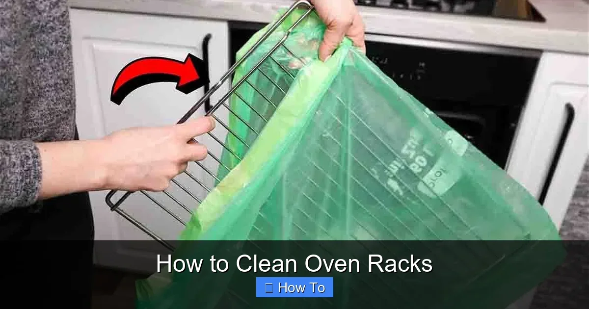 How to Clean Oven Racks