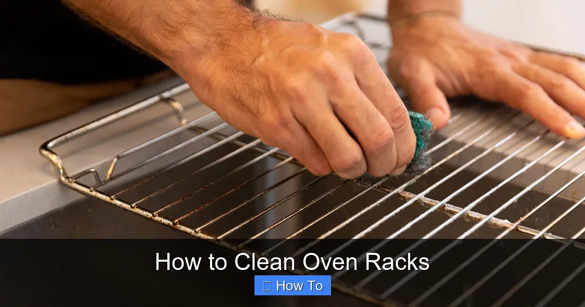 How to Clean Oven Racks