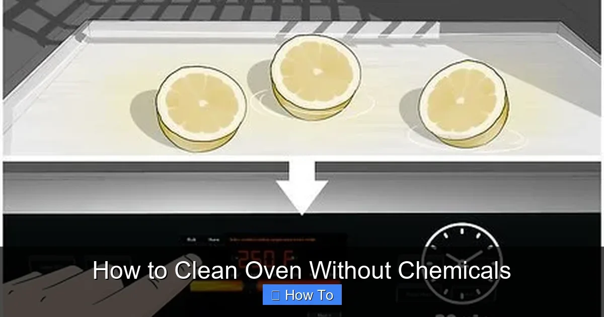 How to Clean Oven Without Chemicals