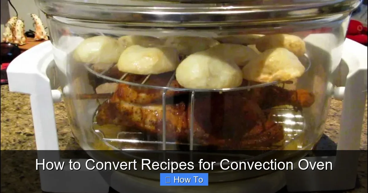 How to Convert Recipes for Convection Oven