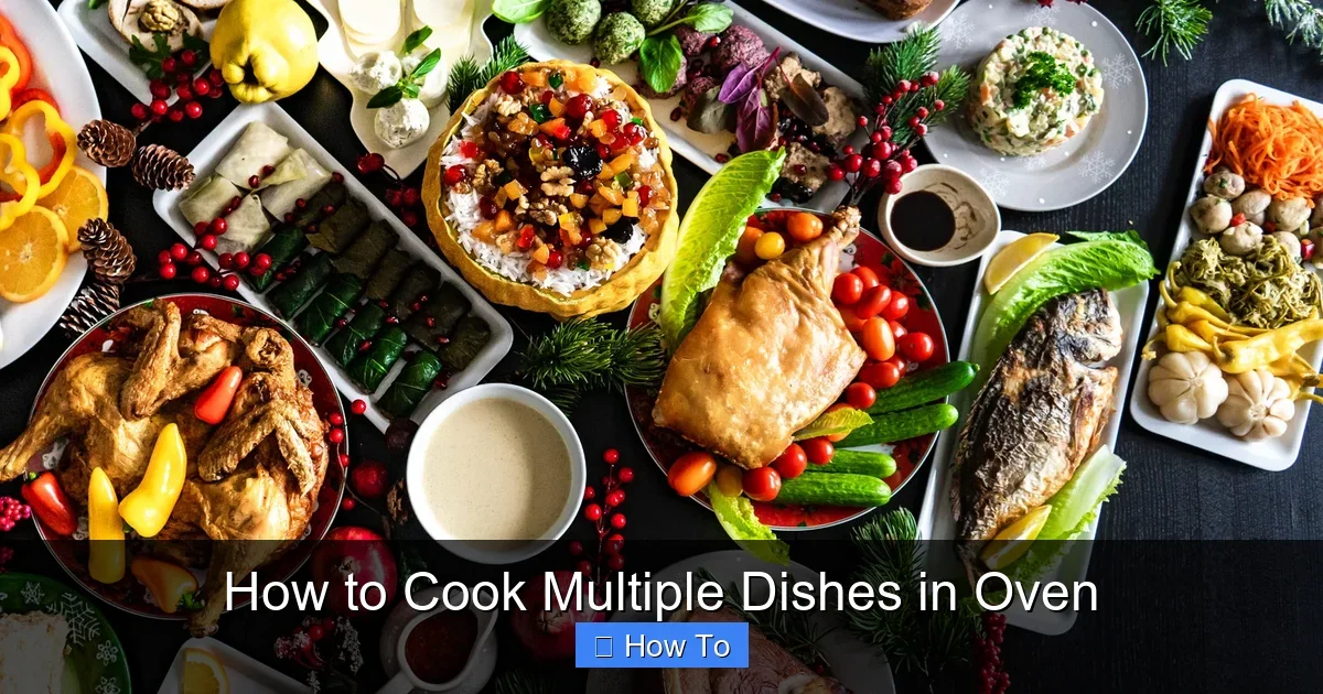 How to Cook Multiple Dishes in Oven