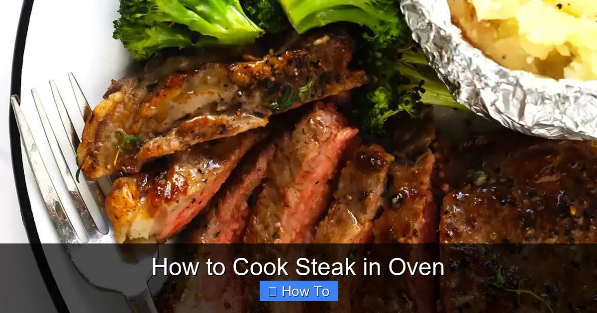 How to Cook Steak in Oven