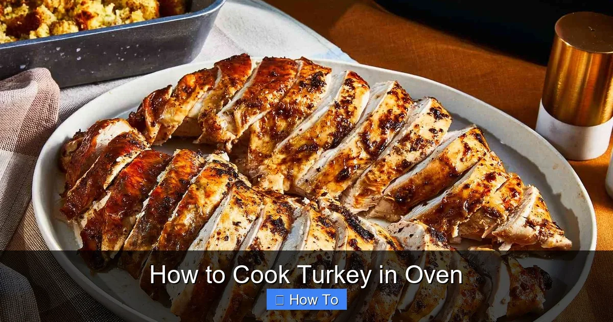 How to Cook Turkey in Oven