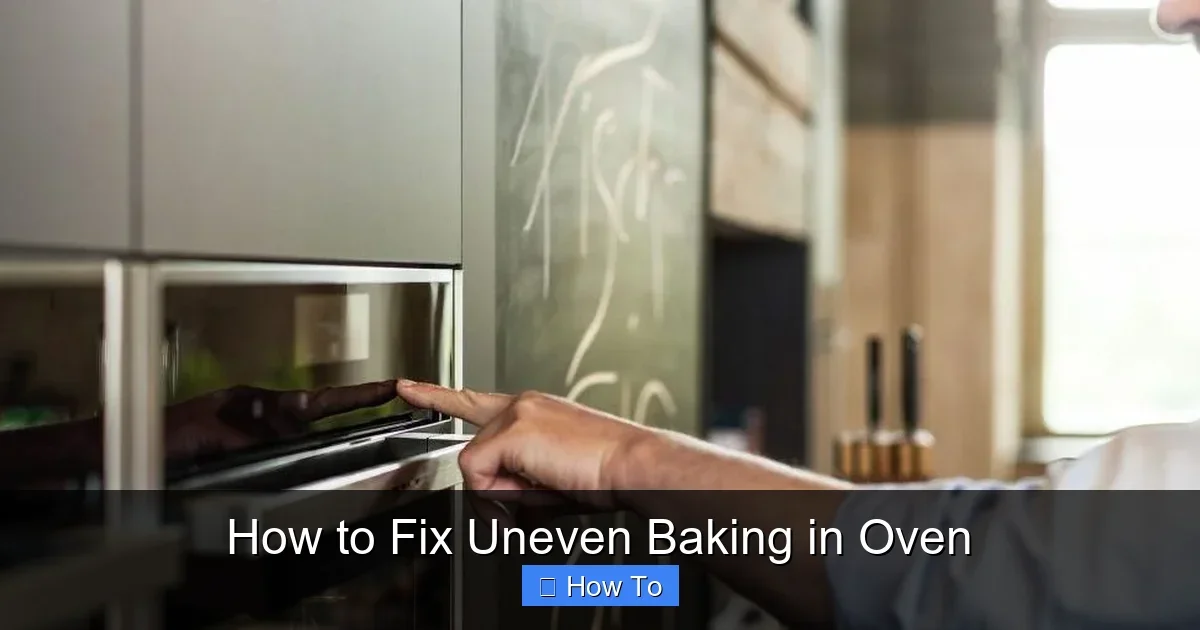 How to Fix Uneven Baking in Oven